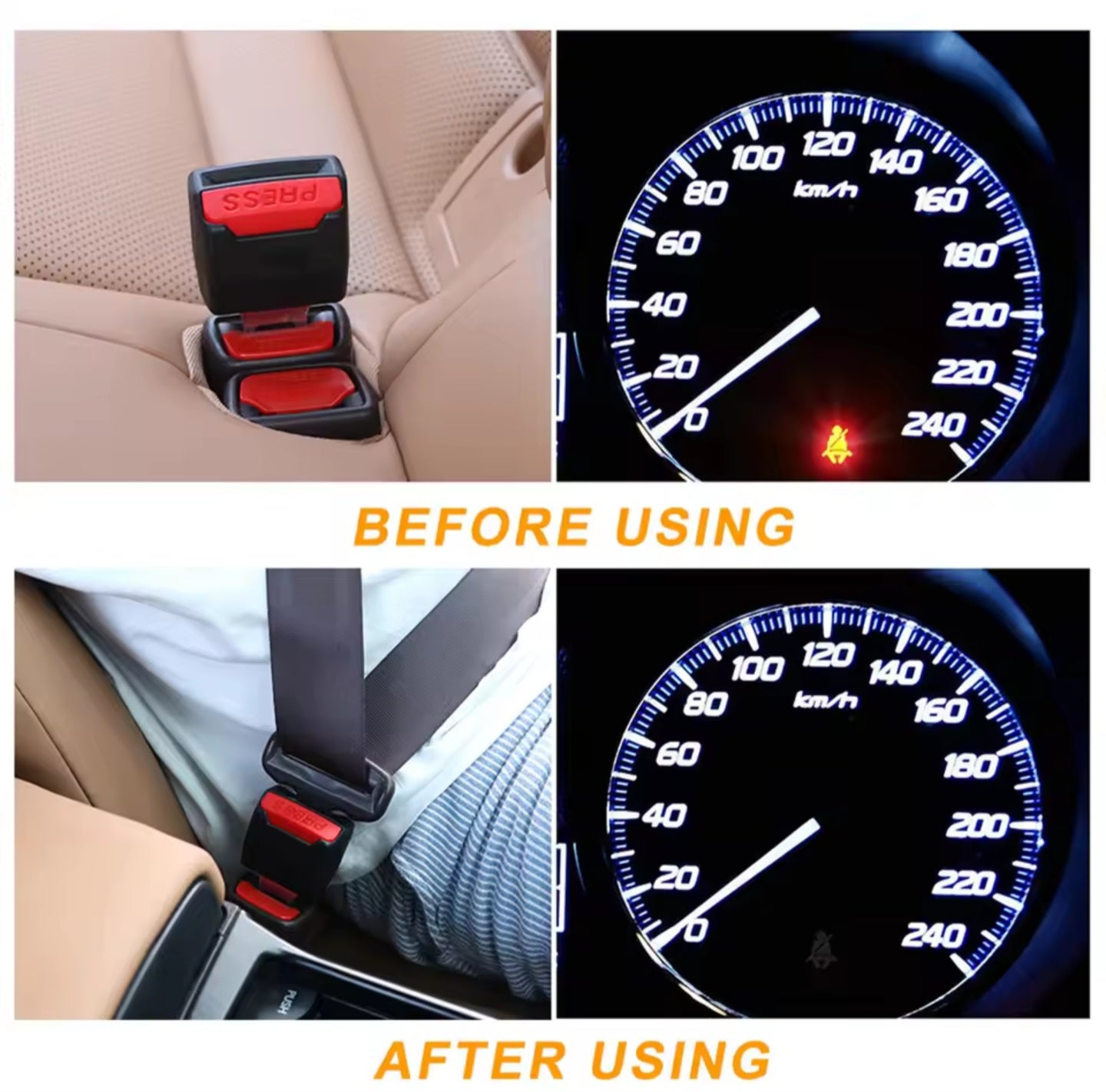 Car Seat Belt Clip Extender Safety Seatbelt Lock